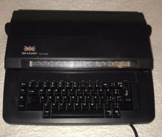Vintage Sharp Pa - 3100e Portable Electronic Typewriter
