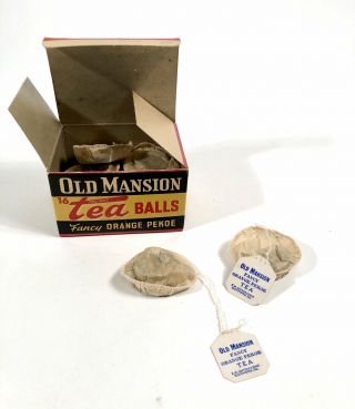 Vintage Old Mansion Twilight Tea Balls,  Orange Pekoe || Full Package 2