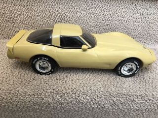 Vintage Jim Beam 1978 Yellow Corvette Decanter Regal China -