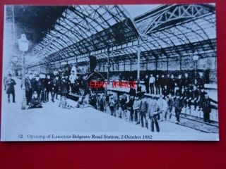 Photo Opening Of Leicester Belgrave Railway Station 1882