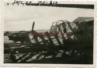Wwii Photo - Us Captured German Messerschmitt Me 210 Bomber Fighter Plane