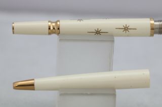 Vintage (c1960) Paper Mate Princess Cream/ivory Ballpoint Pen