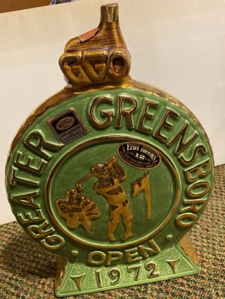 Greater Greensboro Open 1972 Ezra Brooks Whiskey Jug