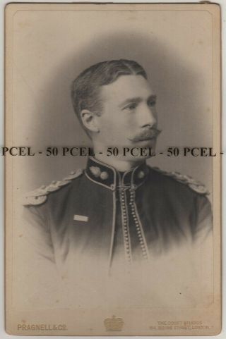 Military Cabinet Photograph Of Colonel W M Dawson Royal Engineers C.  1900
