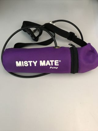 Vintage Misty Mate Pump,  Portable Air Cooler Mister Purple