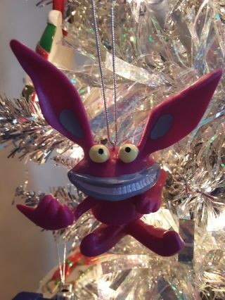Rare Vtg 90s Nickelodeon Custom Christmas Ornament Ahh Real Monsters Ickis