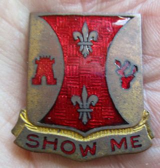 Ww2 Us Army 128th Armored Field Artillery Regiment Dui Pin