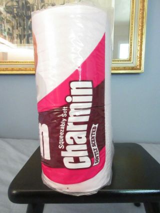 Vtg 80 ' s Charmin Bathroom Tissue Toilet Paper 4 Pack Roll PINK Scented Colored 3
