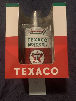 First Gear Texaco Motor Oil 1:4 Scale Fuel /oil Can Coin Bank