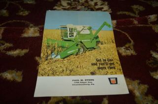 Oliver Tractor Corn Harvesting Equipment For 1968 Brochure Cgpa