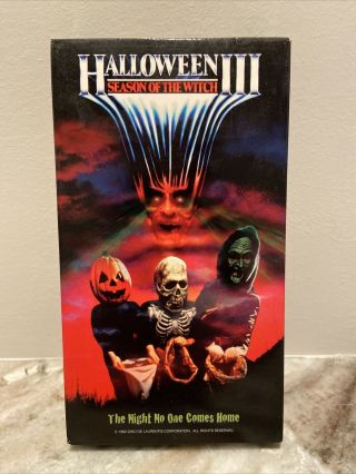 Halloween Iii Season Of The Witch Vhs 1996 Goodtimes Design Vintage Horror Movie