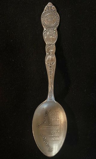 Vintage Sterling Silver Spokane,  Wa Collector Spoon -