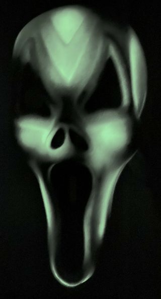 Vintage 1998 Scream Ghost Face Mask Rubie 
