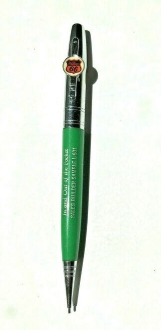 Mechanical Pencil With Phillips 66 On Pocket Clip - Sales Sample