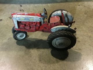 Vintage Hubley 1/12 Scale Ford 6000 Diesel Tractor Toy Or Restoration