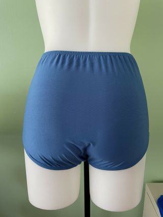 Vintage Nylon Panties Silky Second Skin 1980s Sports Granny Size L Made In Usa