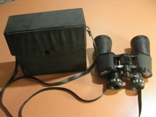 Vintage Binoculars 10x50 Mm Wide Angle 367 Ft At 1000 Yds,  With Case,  Sears