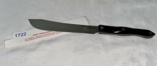 Vintage Cutco 1722 Butcher Knife Brown Swirl Handle Usa 8 " Blade Blade