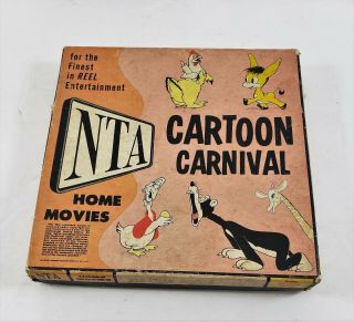 Vintage Nta Home Movies Cartoon Carnival 238 Cilly Goose Complete Edition 8mm Bw