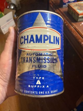Vintage Champlin Automatic Transmission Fluid Type A Ca