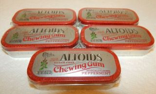 Altoids Peppermint Chewing Gum Sugar - (5 Collectors Tin)