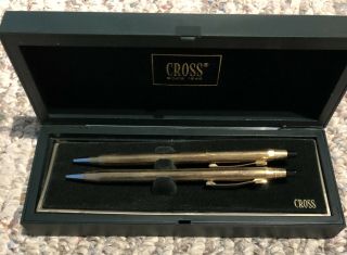 Cross Classic Century 10k Gold - Filled/rolled Ballpoint Pen & Pencil Set 450105