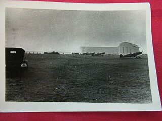 Wwii German Photo Combat Soldiers Bf 109 On Airfield