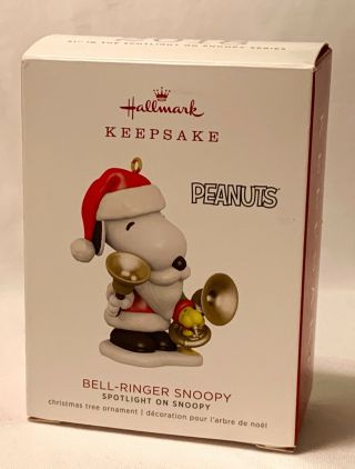 Hallmark Keepsake Spotlight On Snoopy Bell - Ringer Ornament 2018