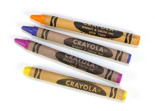 Vintage Crayola Crayons No.  48 - Binney & Smith York,  45/48,  Box 3