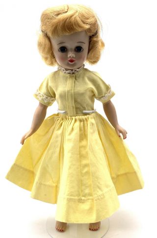 Vogue Tagged Jan Or Jill Primrose Yellow Dress Little Miss Revlon 10.  5” No Doll