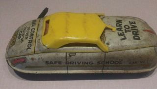 Vintage Rare Car 1 Learn to Drive Tin Wind Up 2