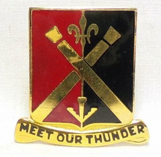 Us Army 235th Field Artillery Observation Battalion Dui Di Crest Pin 6k
