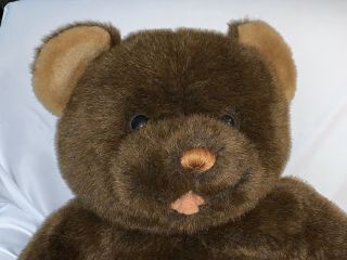 Rare Vintage Large Cuddle Wit Brown Teddy Bear Plush Toy Soft Cuddly 27 "