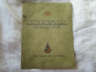Ford Fordson Major Tractor Brochure With County Full Tracks