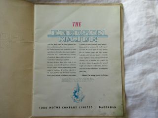 Ford Fordson Major tractor brochure with county full tracks 2