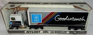 Older Nylint Goodwrench Gmc Gm Parts 18 - Wheeler Semi Tractor Trailer Truck 911 - Z