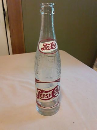 Vintage Sparkling Pepsi - Cola 10 Oz.  Glass Bottle Houston Texas