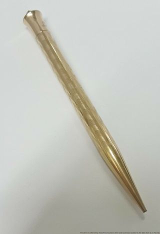 Vintage Sheaffers Ring Top Gold Filled Mechanical Pencil 13.  3g 4 1/8in