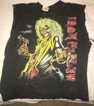 Vintage Iron Maiden Cutoff Sleeveless Killers T Shirt