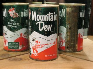Vintage Mountain Dew Can (hillbilly Style)