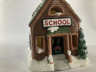 California Creations School House Se161 Professionally Painted 1988
