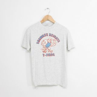 Vintage T Shirt 90s L - Collegiate Shawnee Distressed Faded Single Stitch Usa