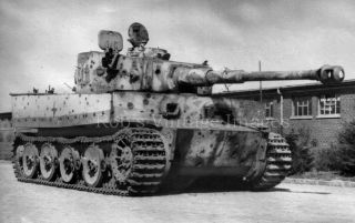 German Tiger Tank 231 Wwii Photo France Belgium Germany Battle Of Bulge 7 X 11