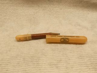 Vintage 4 Leg John Deere Bullet Pencil.  Burlington,  Wever Iowa Phone 77 2