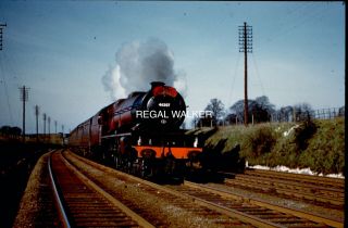 35mm Slide British Rail Railways Br - Steam Loco Princess 46207 Dudswell 1960