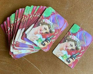 W3) Vintage Deck Of Coca Cola Playing Cards No Box