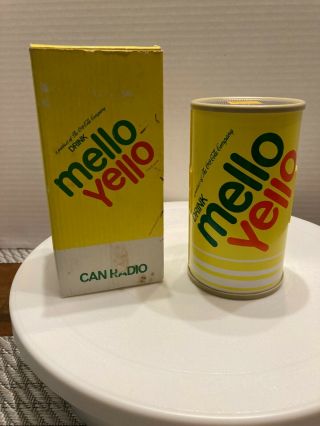 Rare Mello Yello Promotional Am Radio W/box