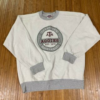 Vintage Texas Am Aggies Crewneck Sweater Men 