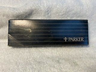 Vintage Chrome/black Parker Jotter Pen And Pencil Set