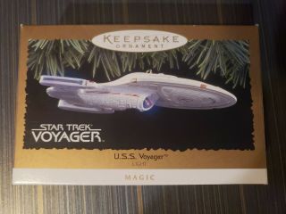 Star Trek Voyager Uss Voyager 1996 Magic Lights Hallmark Keepsake Ornament